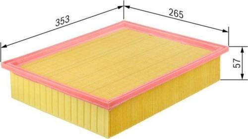 Bos-f026400055 Hava Filtresi Crafter 2006 - 2.0 Tdı (2e...