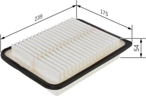 F026400114: Hava Filtresi Corolla 1.6 (06-)- Aurıs 1.3-1.4v