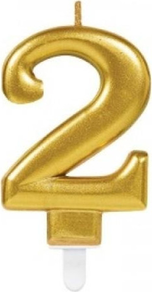 Büro Ev Ofis Dekoru için Golden 2 Rakamı Mum