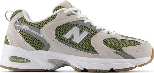 NB Unisex Running Sneaker Shoes Krem Yeşil Spor Ayakkabı