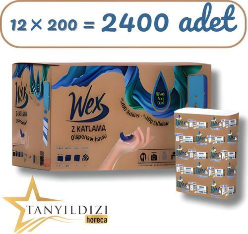 Dispanser Z Katlı Havlu (12*200) 12 Li Paket