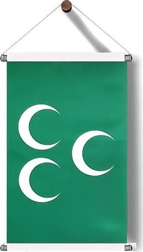 Askılı Yeşil-Üçhilal Poster 30x50 cm