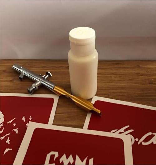 Beyaz Renk 50 ML Konsantre Airbrush Geçici Dövme Boyası Paasche