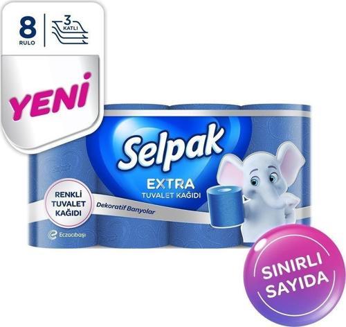 ® Extra Renkli Tuvalet Kağıdı 8'li