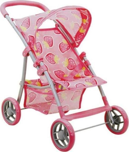 09324 Çilek Desenli 4 Tekerlekli Puset -Sunman