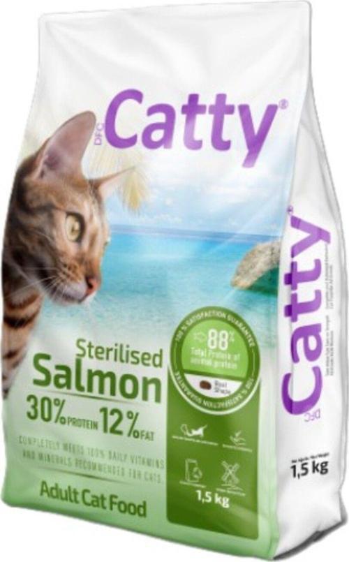 Sterilised Somonlu Kısırlaştırılmış Kedi Maması 1,5 Kg - Sağlıklı