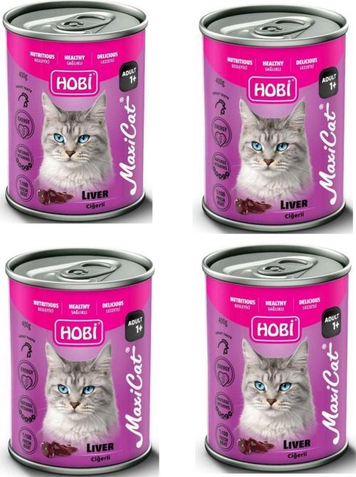 Maxicat Ciğerli Kedi Konserve 400 Gr X 4 Adet
