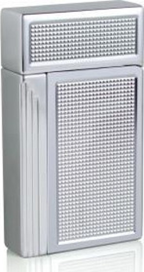 Tek Torch Pürmüz Gümüş Desenli Puro Çakmak CA0160003