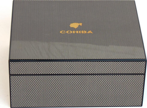 Karbon Desenli Puro Humidor Seti