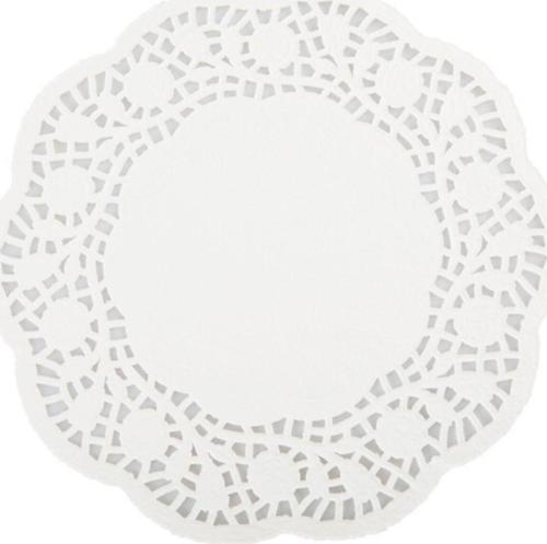 Kağıt Dantel Bardak Altlığı 500 Adet 9 Cm/ Çay Bardağı Altı Sunum Kağıdı beyaz
