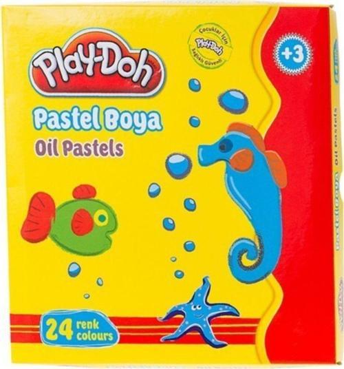 Play-Doh 24 Renk Pastel Boya Play-Pa004 çok renkli