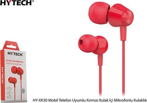 Hy-Xk30 Mobil Telefon Uyumlu Kırmızı Kulak Beyaz