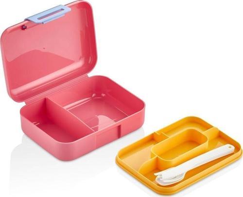 Vgn1010 Bölmeli Beslenme Kabı (Pembe) pembe