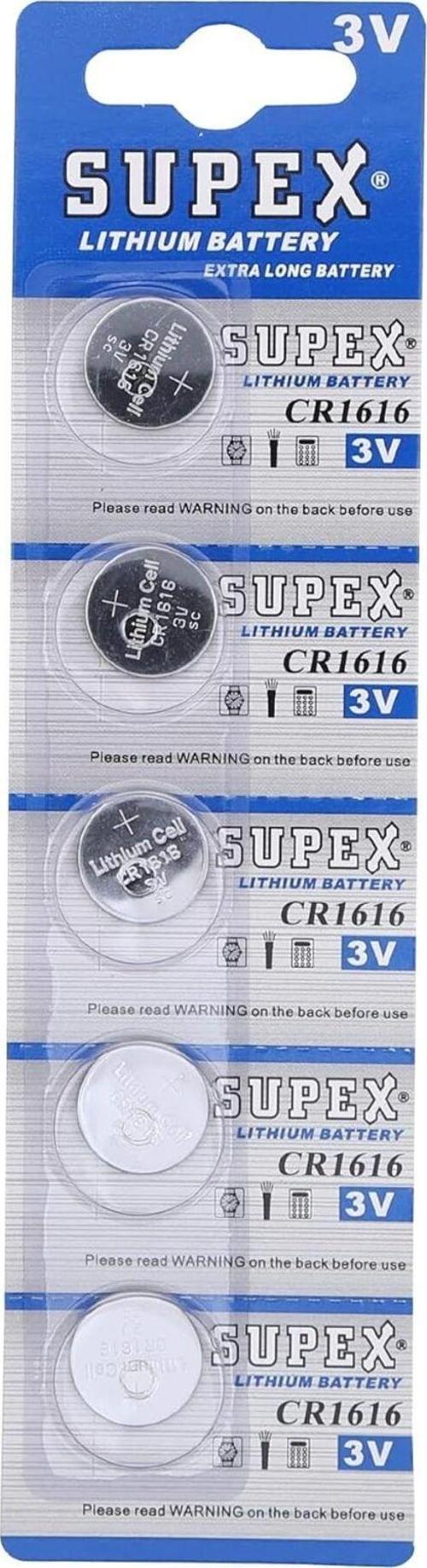 Cr1616 3V Lityum 5 Li Paket Pil