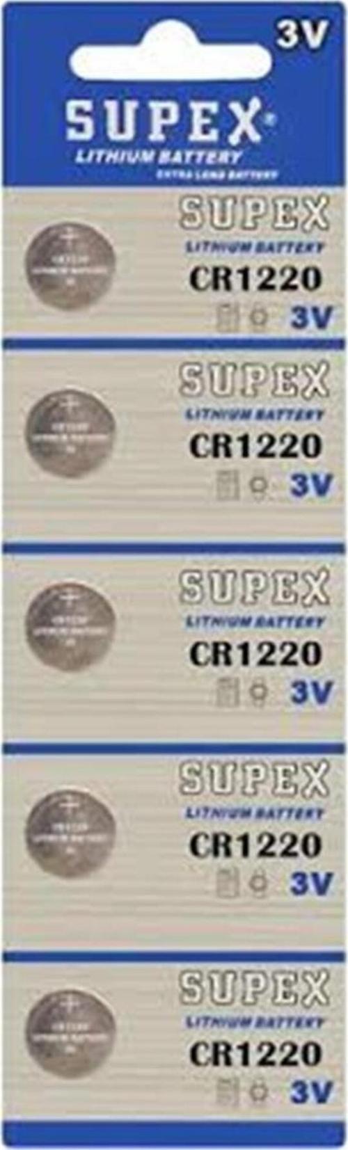 Cr1220 3V Lityum 5Li Blister Pil
