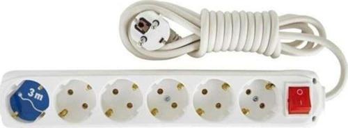 6Lı Anahtarlı 3Mt Topraklı Priz (9260203)