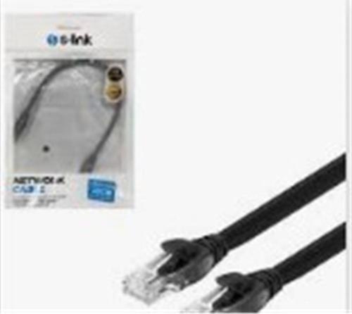 S-Lınk Sl-Cat6030 0.30Mt Utp Cat6 Siyah Patch Kablo 