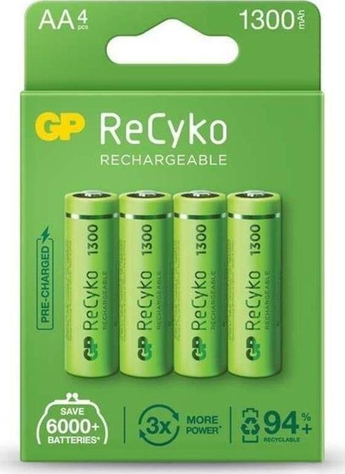Aa 1300 Mah Şarjlı Kalem Pil 4'Lü Paket 130Aahcemtr-4Lü