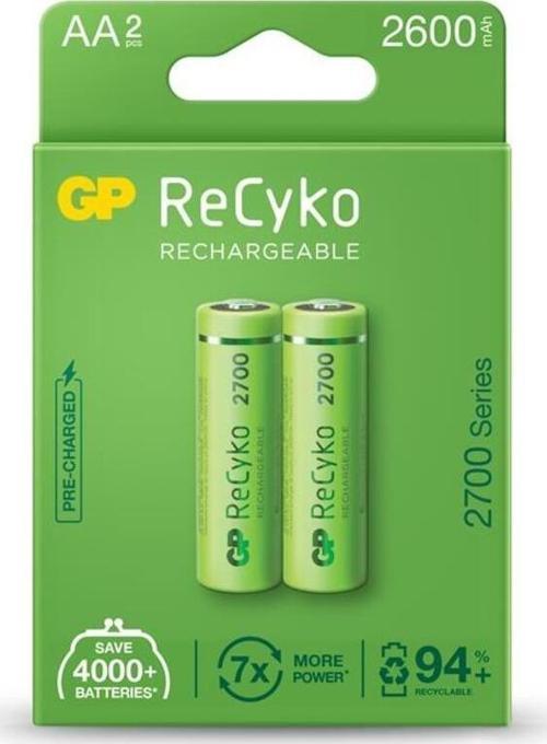 Aa 2600 Mah Şarjlı Kalem Pil 2'Li Paket Kalem