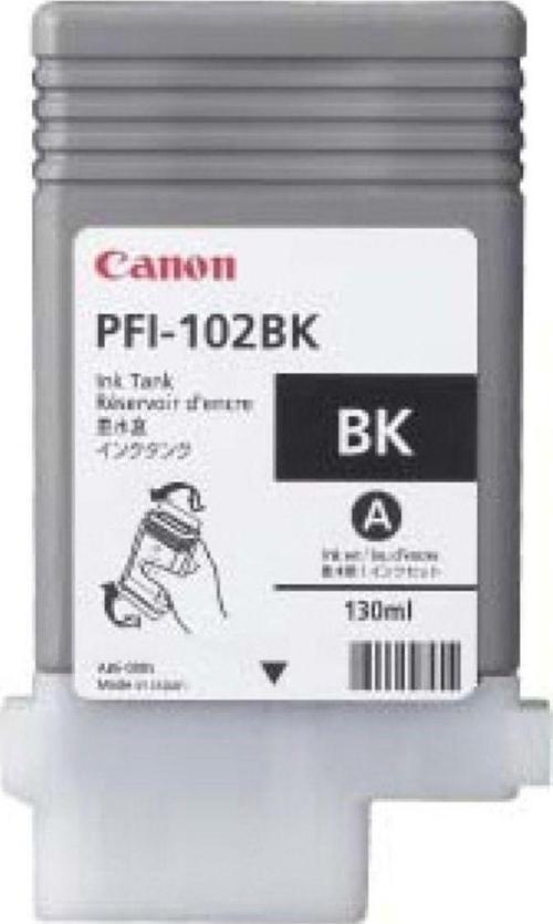 Pfı-102Bk Black Siyah Plotter Kartuş Ipf500-700-710-750 karışık çok renkli