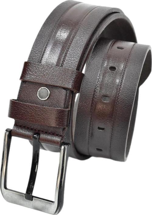 Erkek Siyah Hakiki Deri Kemer Jeans İçin DYN12527-1