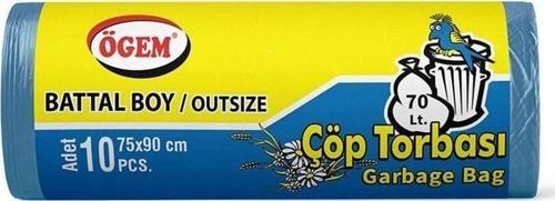 Plastik Çöp Torbası Battal Boy 5 Adet