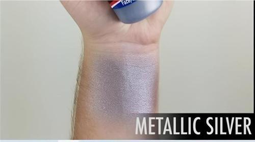 Metalic Gümüş Silver 50 ML Konsantre Airbrush Geçici Dövme Boyası Paasche