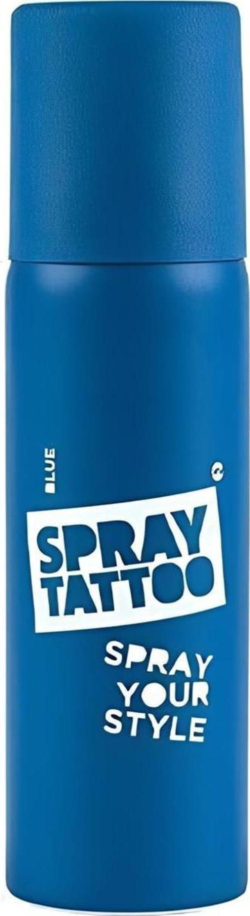 Spray Tattoo Mavi Geçici Sprey Dövme