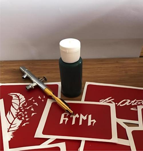 Yeşil Renk Paasche 50 ML Konsantre Airbrush Geçici Dövme Boyası Paasche