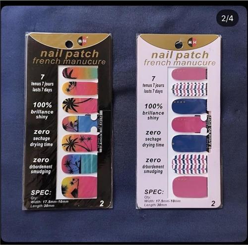 Nail Art Tırnak Süsleme Palmiye Tırnak dövmesi