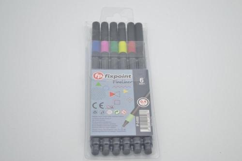 Fineliner 6'Lı Set 0.4 Mm 24 Paket FİXPOİNT FİNELİNER 6'LI SET 0.4 mm 24 PAKET