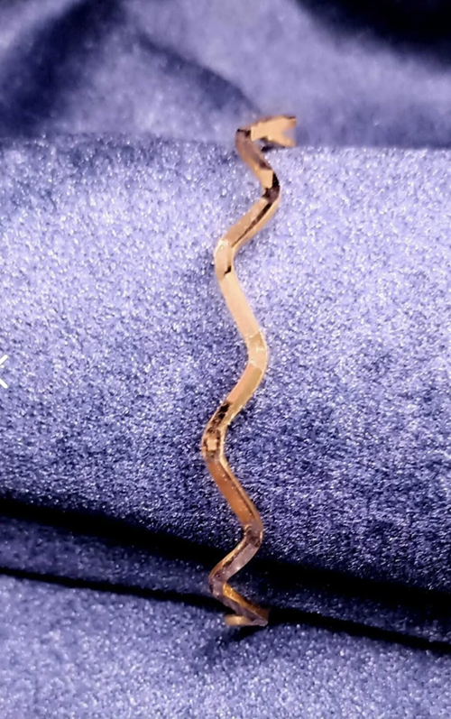 22 Ayar 22 gram Yatırımlık Ajda (ZİGZAG) Bilezik İşçiliksiz