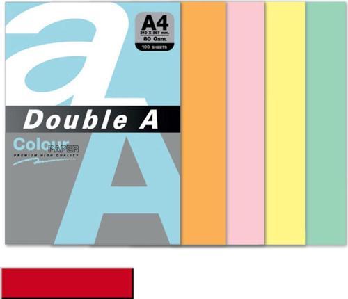 Renkli Kağıt 100 Lü A4 80 Gr kırmızı