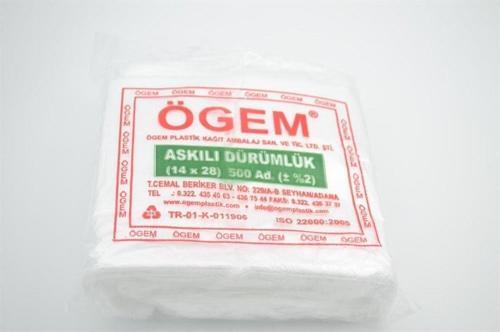 Plastik Dürüm Poşeti 14X28 500 Adet