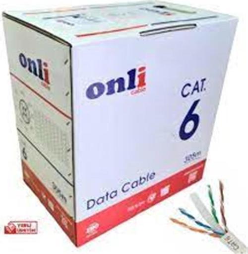 Onli U-Utp 24 Awg Cca 305 Metre Cat6 Kablo