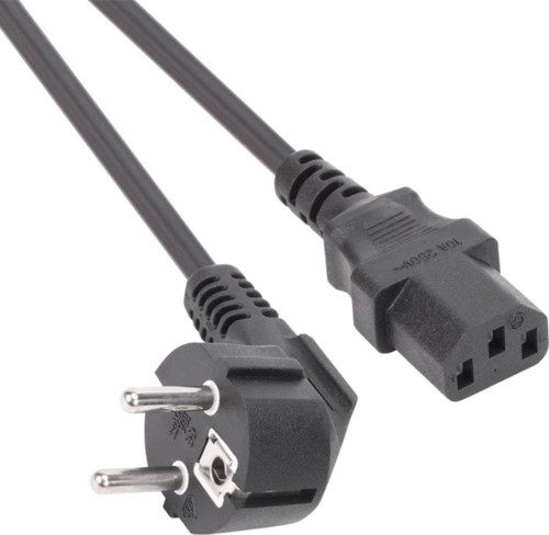 0.5Mm2 5 Metre Power Elektrik Kablosu Siyah