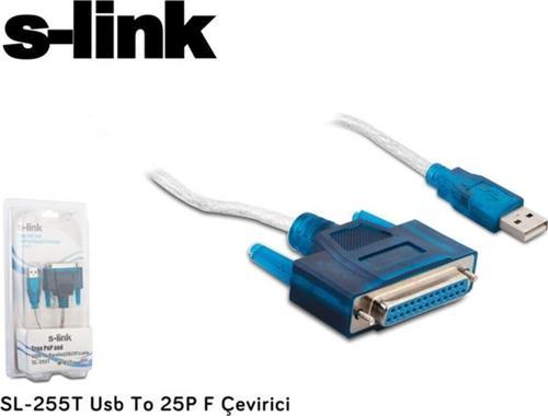 S-Link Sl-255T Usb To 25P F Çevirici siyah