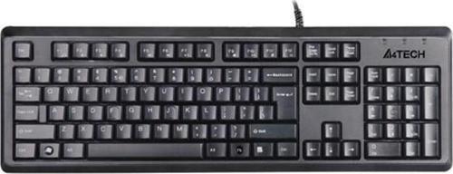 A4 Tech Kr-92 Usb Q Trk Siyah Multimedya Klavye Suya Dayanıklı Siyah-Beyaz