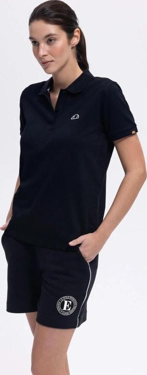 Kadın Siyah Polo Yaka Tişört – EF393-BK