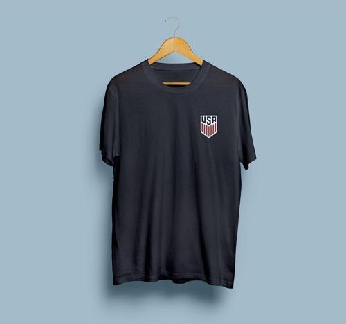 Oversize USA cep logolu unisex T-shirt