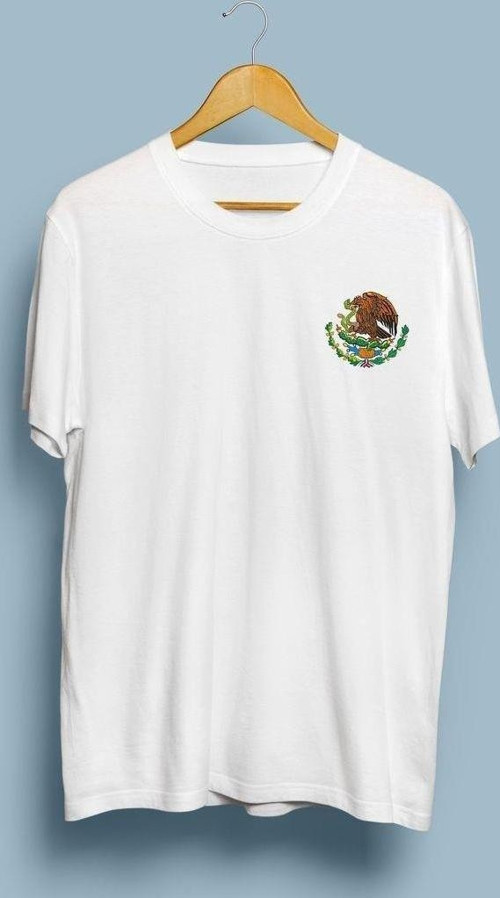 Oversize Mexican Coat Of Arms / Meksika Tasarım unisex T-shirt