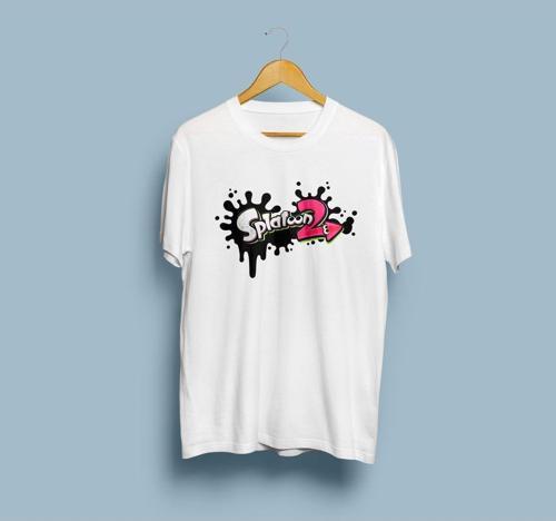 Oversize Splatoon 2 Tasarım unisex T-shirt