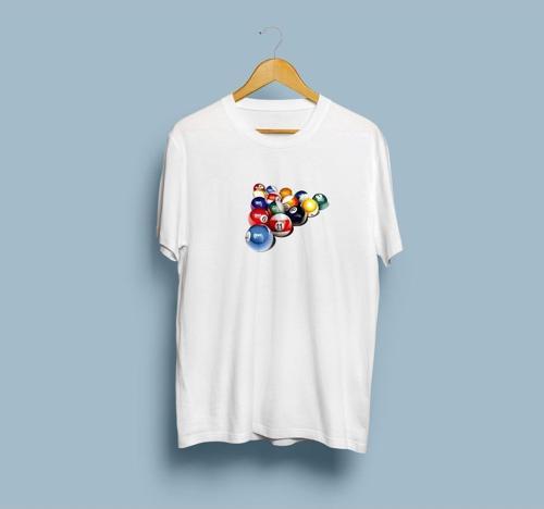 Oversize Bilardo Topları unisex T-shirt