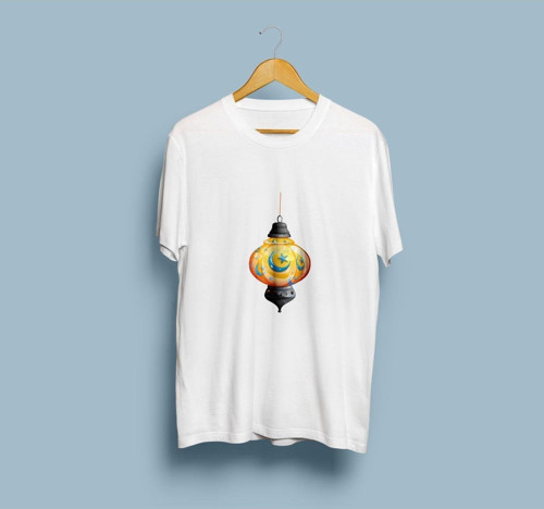 Oversize İslam Lamba Ramazan Bayramı Tasarım unisex T-shirt