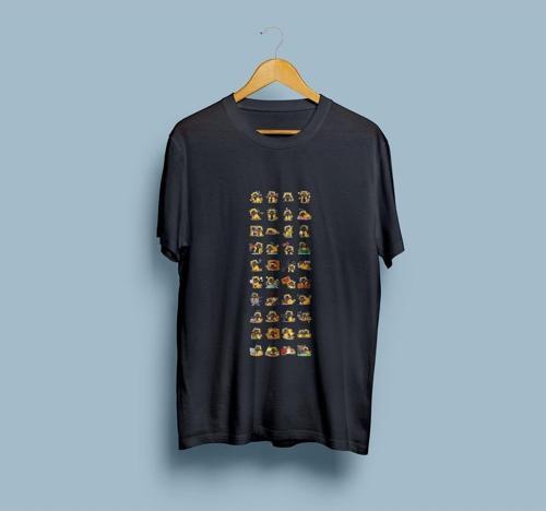 Oversize Tüm Duygusal Modlar Tasarım unisex T-shirt