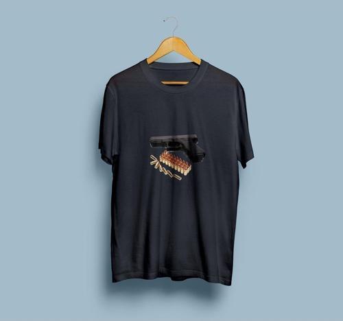 Oversize Tabanca ve Mermiler unisex T-shirt