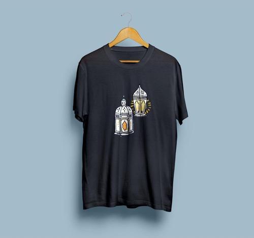 Oversize Ramazan ve Kurban Bayramı 2. Tasarım unisex T-shirt