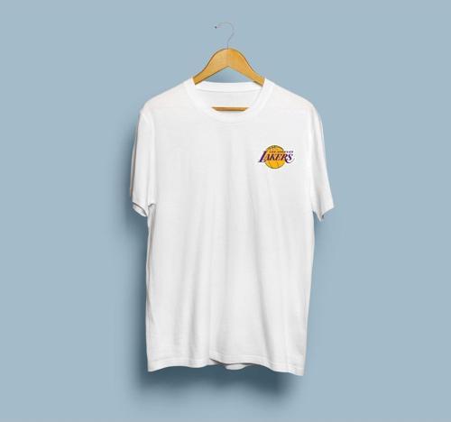 Oversize Los Angeles Lakers Tasarım unisex T-shirt