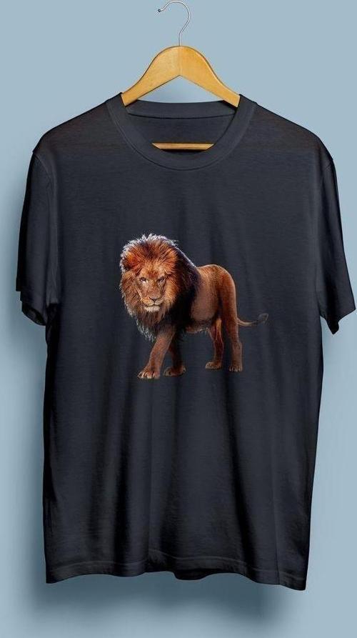 Oversize Aslan / Lion Tasarım unisex T-shirt
