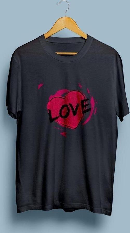 Oversize Love / Aşk ve Kalp tasarım unisex T-shirt